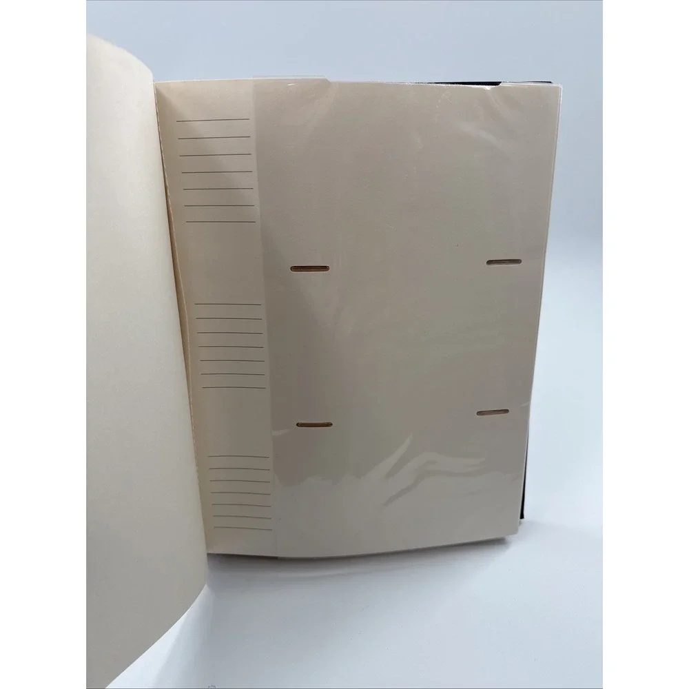 Restoration Hardware Family History Photo Album Black Leather 300‎ Slots